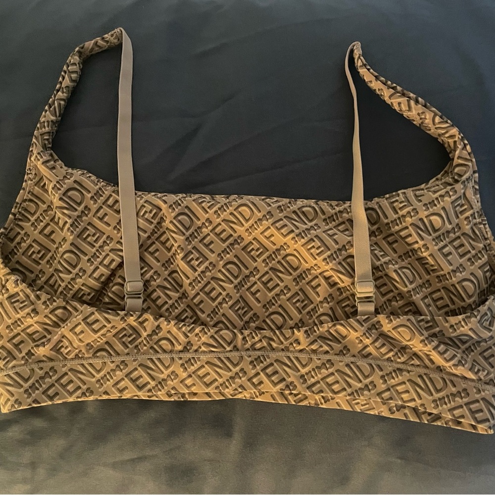 FENDI X SKIMS SCOOP BRALETTE - Picture 2 of 3